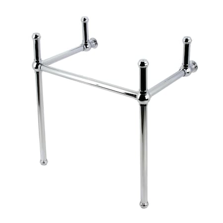 Kingston Brass Brass Console Sink Legs, Polished Chrome VBH281833C